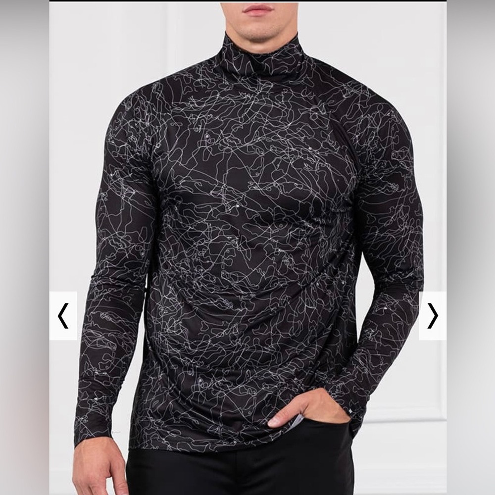 PXG Camo Long Sleeve Mock NWOT